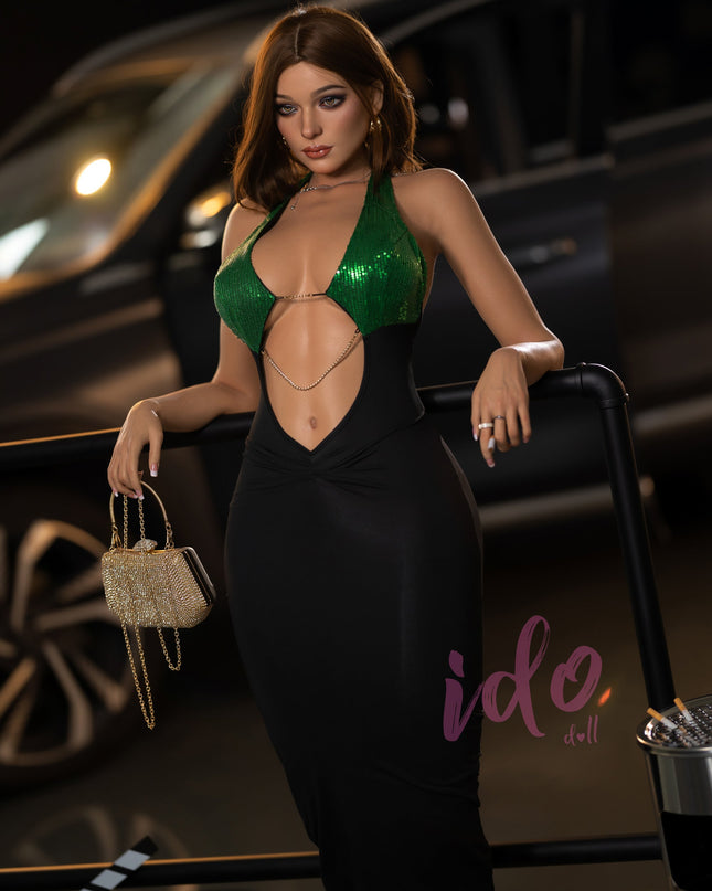 IDO Doll | 5ft 6/167cm Stunning F-Cup Silicone Sex Doll, Head #ID1H With Chic Short Locks - Tatiana (In Stock US)