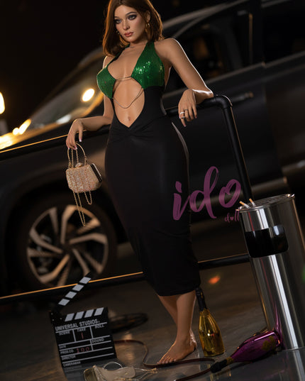 IDO Doll | 5ft 6/167cm Stunning F-Cup Silicone Sex Doll, Head #ID1H With Chic Short Locks - Tatiana (In Stock US)