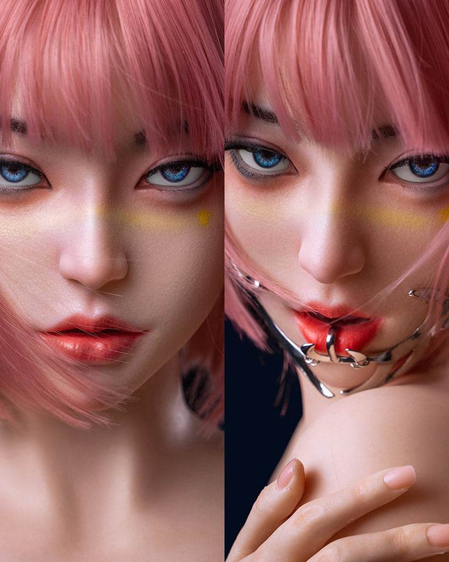 Movable Jaw Fantasy Silicone Head - M5 - Rose Wives