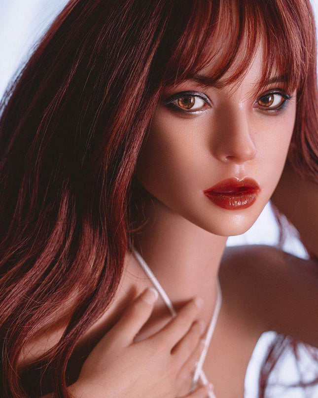 164cm/5ft5 Big Breasts Sophisticated French-style Full Silicone Sex Doll - Hazel - Rose Wives