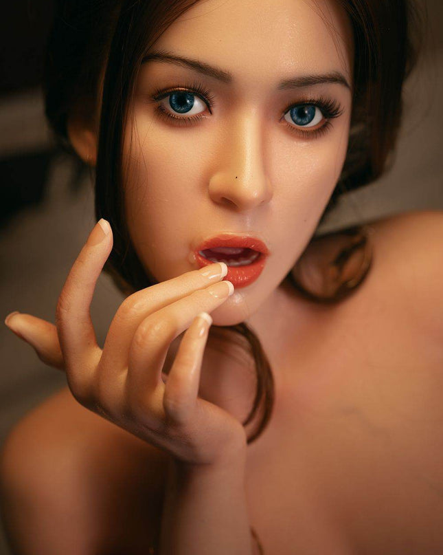 166cm/5ft5 Big Breasts Asian Alluring Gentle Realistic Full Silicone Sex Doll - Flora - Rose Wives