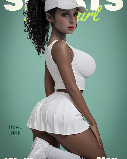 158cm/5ft2 Big Breasts Gorgeous Exotic Tennis Babe Realistic TPE Sex Doll - Savannah