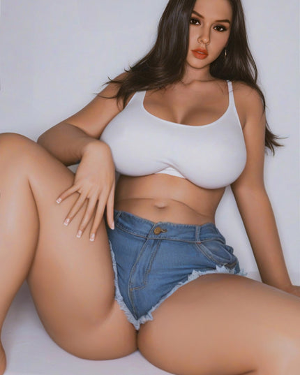 163cm/5ft4 Huge Breasts Alluring Curvy Casual Chic Realistic TPE Sex Doll - Kim