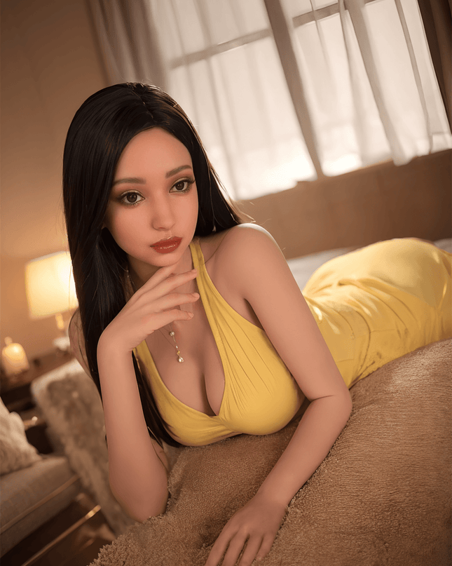 166cm/5ft5 Skinny Silicone Head Black Sex Doll - Connie - Rose Wives