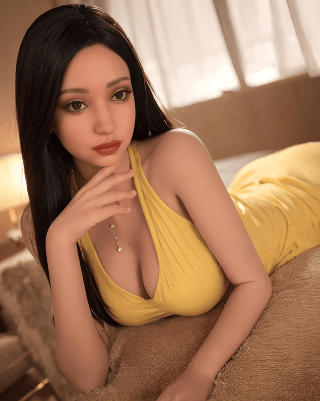 166cm/5ft5 Skinny Silicone Head Black Sex Doll - Connie - Rose Wives