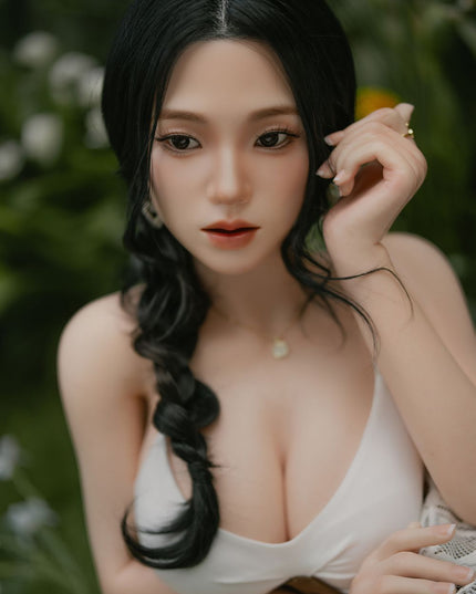 164cm/5ft4 Big Breasts Charming Asian Realistic Full Silicone Sex Doll - Vivien