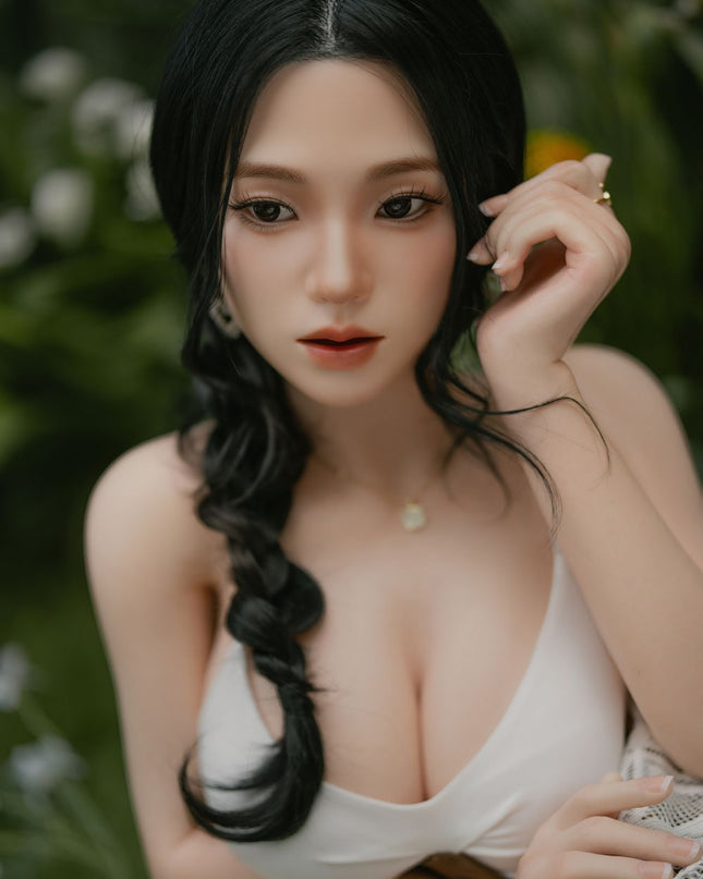 164cm/5ft4 Big Breasts Charming Asian Realistic Full Silicone Sex Doll - Vivien