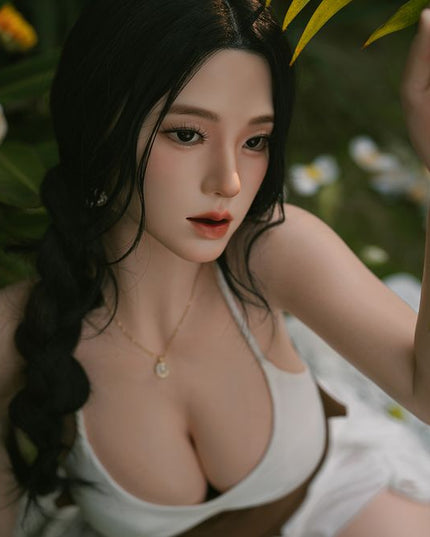 164cm/5ft4 Big Breasts Charming Asian Realistic Full Silicone Sex Doll - Vivien