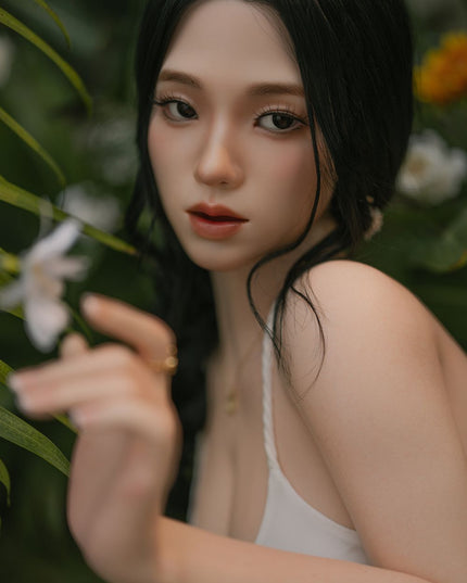 164cm/5ft4 Big Breasts Charming Asian Realistic Full Silicone Sex Doll - Vivien