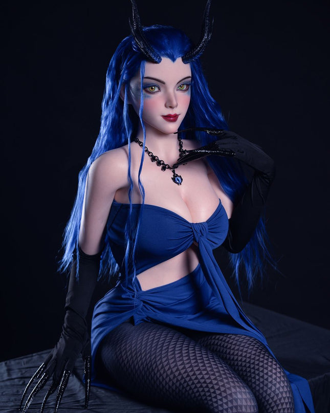 164cm/5ft5 Big Breasts Alluring Demon Queen Cosplay Realistic Full Silicone Sex Doll - Zafira