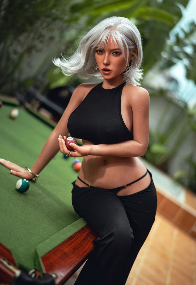 164cm/5ft4 Big Breasts Charming Silver Siren Lifelike TPE Sex Doll - Elaine