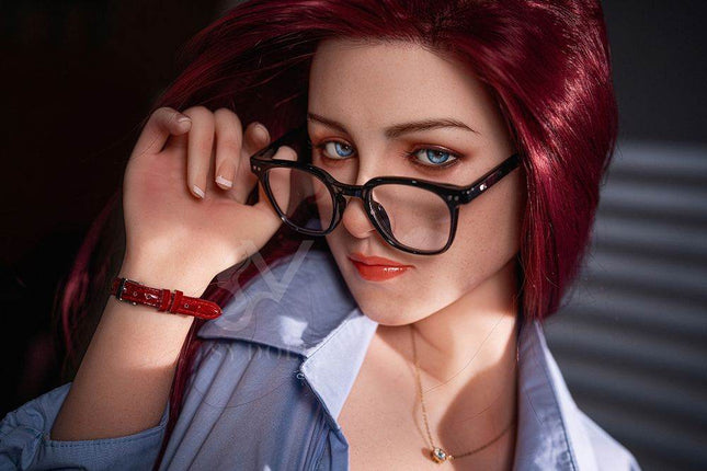169cm/5ft5 Red Hair Mature Big Breasts Lifelike Sex Doll - Jessi - Rose Wives