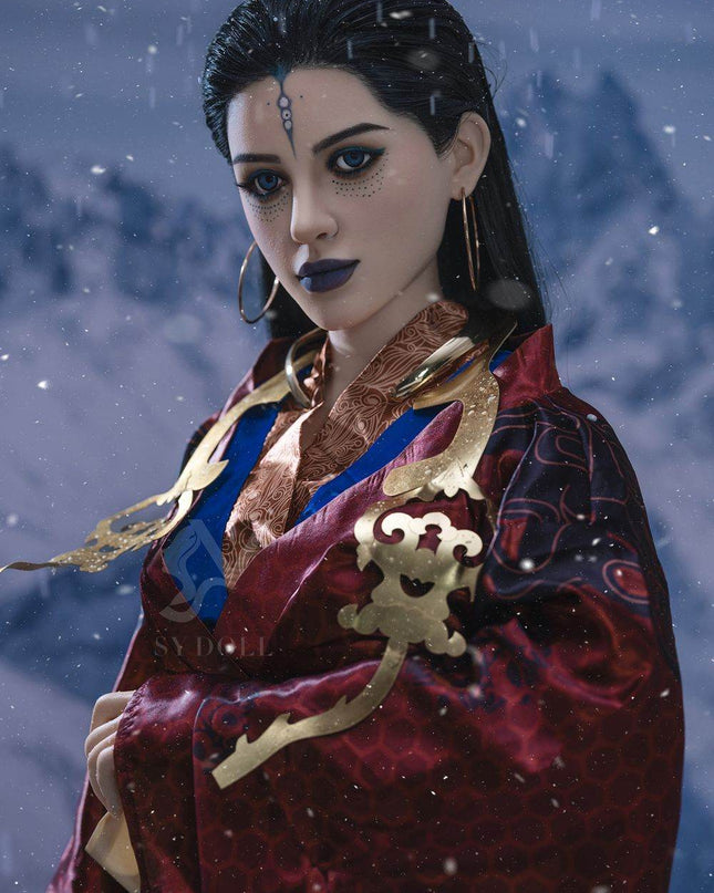 164cm/5ft5 Big Breasts Black Myth Wukong Cosplay Dark Series Realistic Silicone Sex Doll - Kinsley - Rose Wives