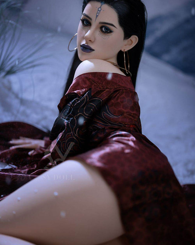 164cm/5ft5 Big Breasts Black Myth Wukong Cosplay Dark Series Realistic Silicone Sex Doll - Kinsley - Rose Wives