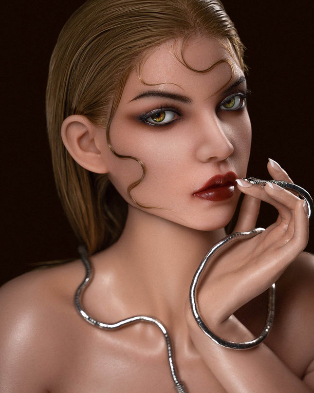 Movable Jaw Mature Silicone Head - M4 - Rose Wives