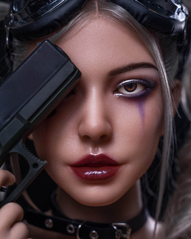 Movable Jaw Silicone Head - M7 - Rose Wives