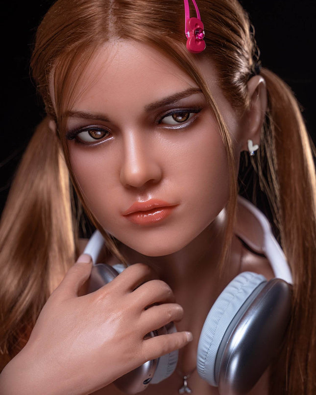 Movable Jaw Mature Silicone Head - M6 - Rose Wives