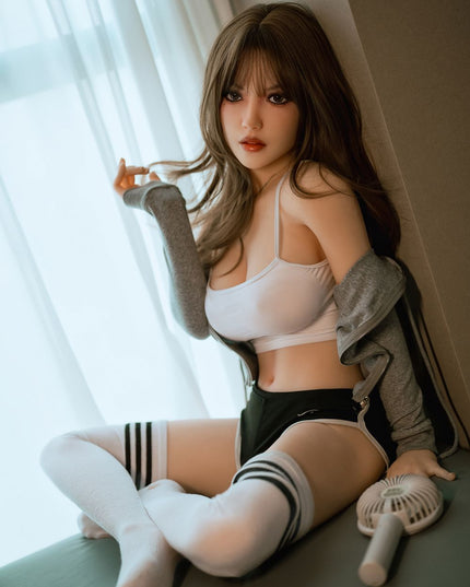 150cm/4ft9 Small Breasts Charming Sweet Asian Realistic TPE Sex Doll - Honey