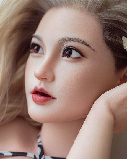156cm/5ft1 Big Breasts Exotic Elegance Vacation-style Realistic Full Silicone Sex Doll - Becky - Rose Wives