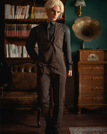 168cm/5ft5 Charming Blonde Handsome Realistic Full Silicone Gay Male Sex Doll - Martin