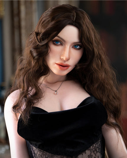 Irontech Doll | 166cm/5ft5  Lovely LifeLike Silicone Love Doll With Long Curly Hair - Zara (In Stock US)