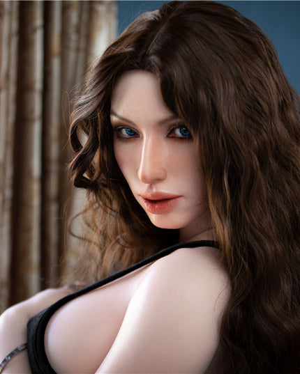 Irontech Doll | 166cm/5ft5  Lovely LifeLike Silicone Love Doll With Long Curly Hair - Zara (In Stock US)