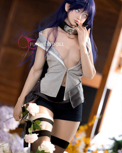 FUNWEST® Amy 159cm (5ft2) 041S# A Breasts Silicone Anime Sex Doll FSD029 With Long Straight Hair(In Stock US)