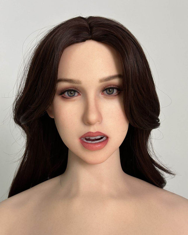 ZELEX® Inspiration Series 165cm(5.5') GE139_1 F Breasts Full Silicone Movable Jaws Version - Rita - Rose Wives