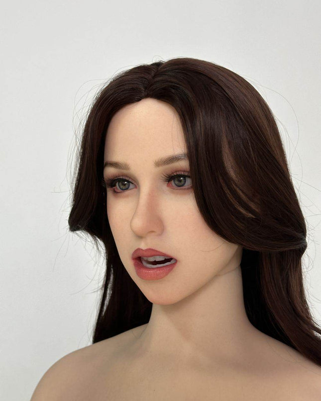 ZELEX® Inspiration Series 165cm(5.5') GE139_1 F Breasts Full Silicone Movable Jaws Version - Rita - Rose Wives