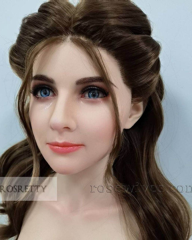 Rosretty Silicone Realistic Artificial Human Head Model - S11 - Rose Wives