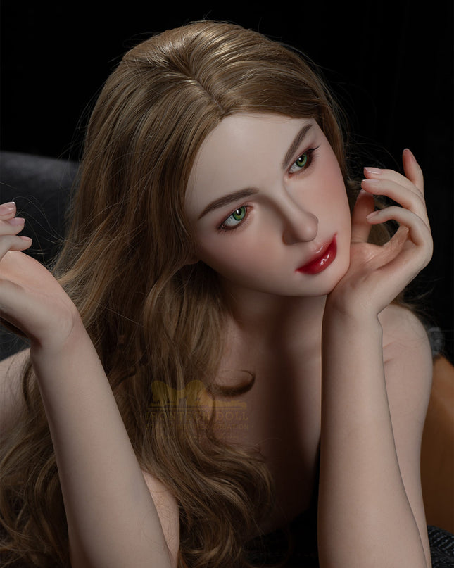 Irontech Doll | 166cm/5ft5  LifeLike Blonde Style Full Silicone Love Doll With Long Curly Hair - Calista (In Stock EU)