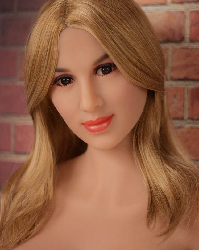 Bomi - 5ft2in (158cm) Smile Face Big Boobs Real Doll with Blonde Hair Sex Doll - Rose Wives