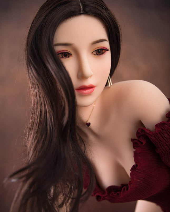 Jae - 5ft3in (160cm) C-cup Hot Asian Lady Realistic Sex Doll with 185 Head - Rose Wives