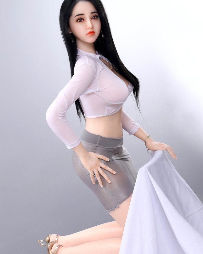 Marlee 5ft4in (164cm) Asian Long Leg Thin Lady Style Silicone Realistic Love Doll - Rose Wives