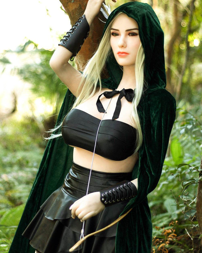 Venus - 5ft6in (168cm) Big Boobs Sexy Blonde Hair Elf Lady Realistic Sex Doll with 112 Head - Rose Wives