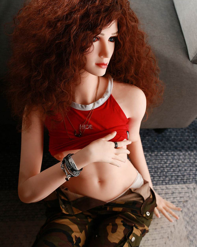 Bonnie - 5ft3in (160cm) Small Boobs Slender Fitness Lady Lifelike Sex Doll - Rose Wives