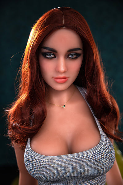 Anya - 5ft2in (158cm) Red Hair Thin Lady Realistic TPE Adult Doll