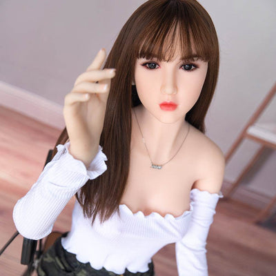 Olive - 5ft3in (160cm) Small-Chested Asian Style Slender Girl Realistic Sex Doll