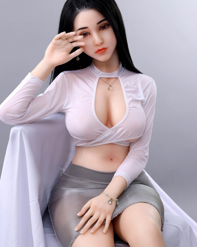 Marlee 5ft4in (164cm) Asian Long Leg Thin Lady Style Silicone Realistic Love Doll - Rose Wives