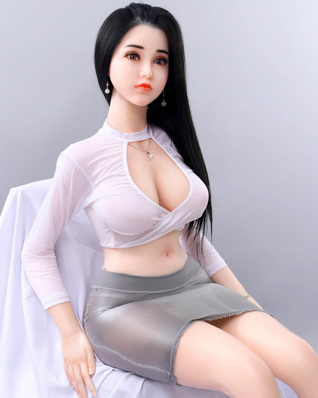 Marlee 5ft4in (164cm) Asian Long Leg Thin Lady Style Silicone Realistic Love Doll - Rose Wives