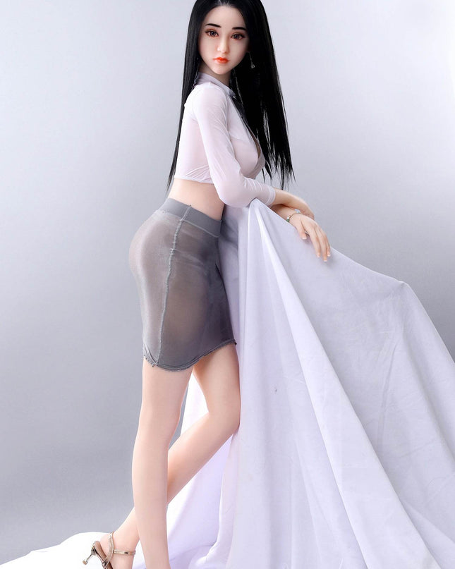 Marlee 5ft4in (164cm) Asian Long Leg Thin Lady Style Silicone Realistic Love Doll - Rose Wives