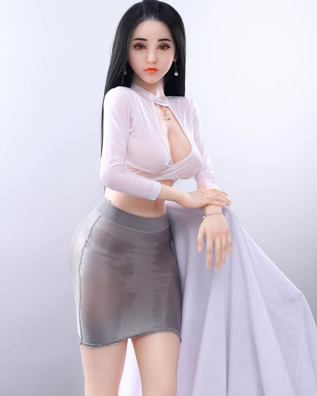 Marlee 5ft4in (164cm) Asian Long Leg Thin Lady Style Silicone Realistic Love Doll - Rose Wives