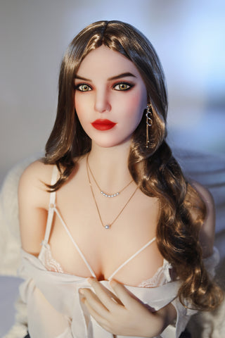 Flora - 5ft5in (165cm) Blonde Hair Deep Eyes Slim Lady Realistic Sex Doll with 93 Head