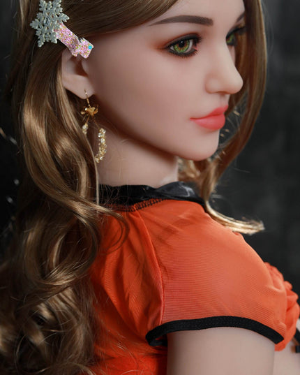 Joan - 5ft5in (165cm) Deep Blue Eyes Big Boobs Slender Lady Realistic Sex Doll