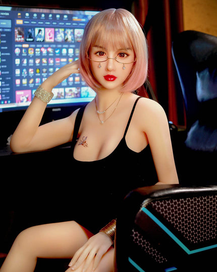 Sarah - 5ft5in (165cm) Blonde Hair Big Boobs Slender Lady TPE Sex Doll - Rose Wives
