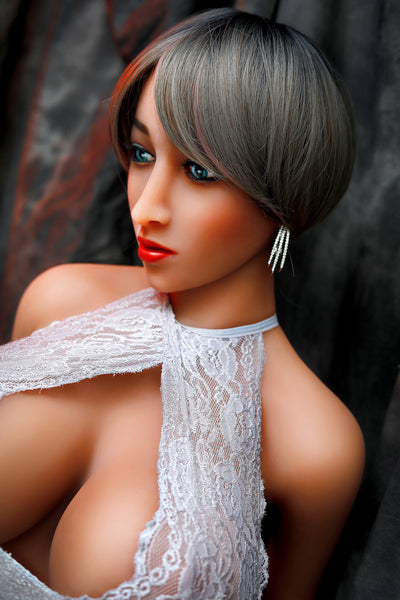 Cecelia - 5ft2in (158cm) Short Hair F-Cup Thin Lady Lifelike TPE Sex Doll