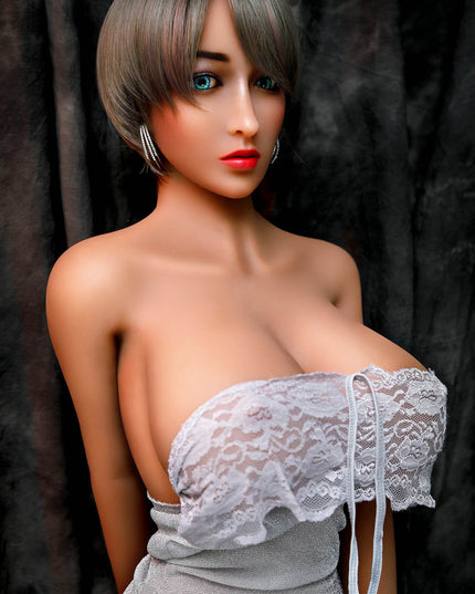 Cecelia - 5ft2in (158cm) Short Hair F-Cup Thin Lady Lifelike TPE Sex Doll