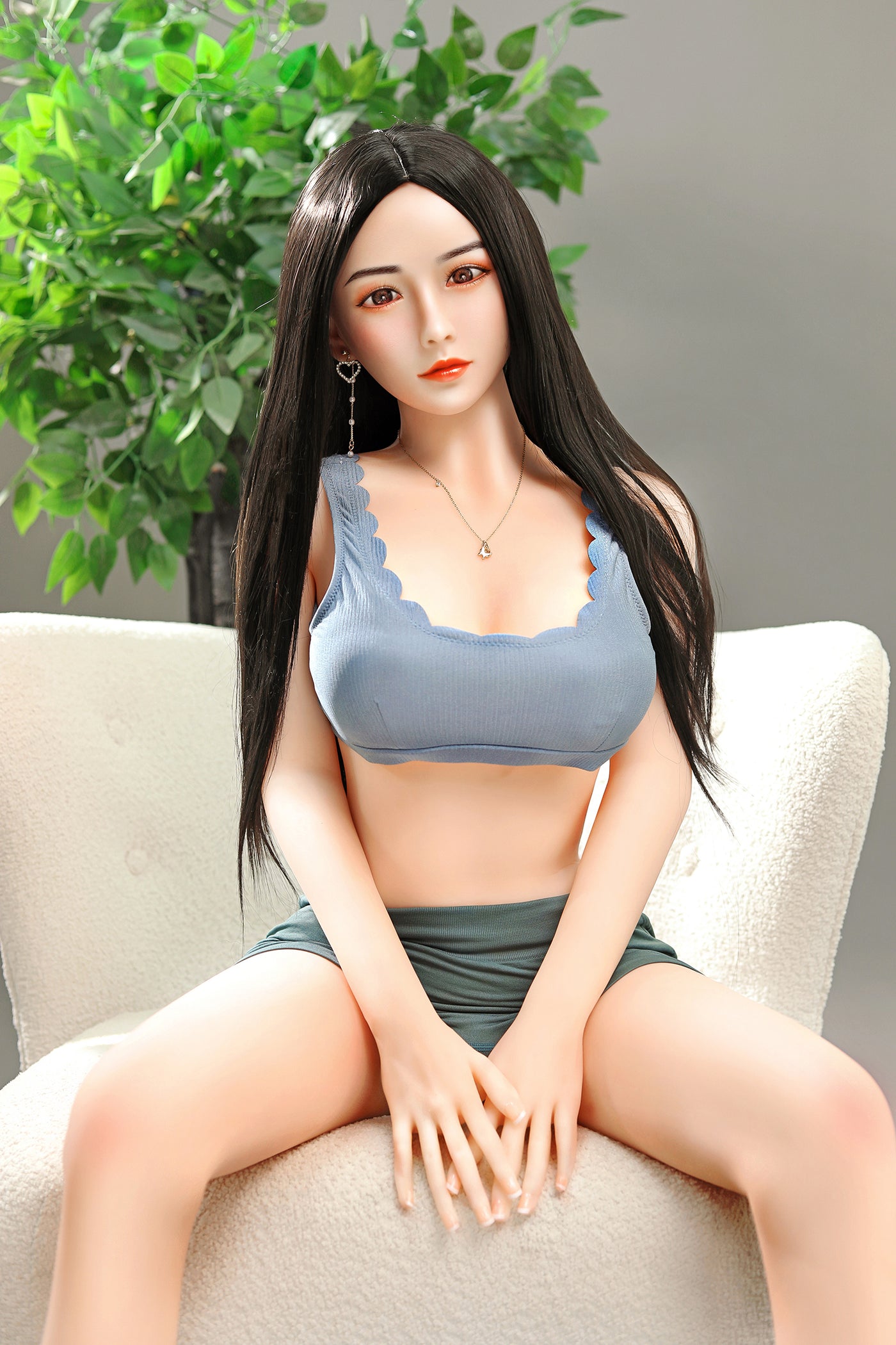Margaret - 5ft2in (158cm) Cute Face Thin Lady Realistic Sex Doll