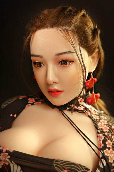 Asami - 5ft2in (158cm) Sexy C-cup Japanese Lady Realistic TPE Sex Doll with Silicone Head