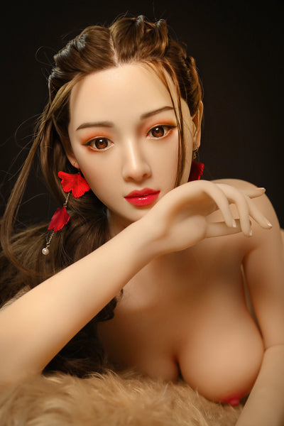 Asami - 5ft2in (158cm) Sexy C-cup Japanese Lady Realistic TPE Sex Doll with Silicone Head